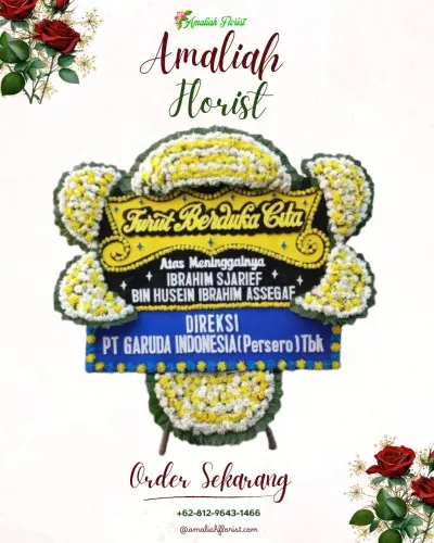 Papan Bunga Duka di Labuhan Ratu