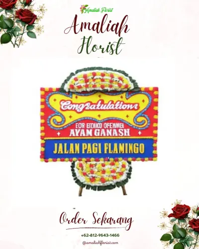 Bunga Papan Congratulation di Labuhan Ratu